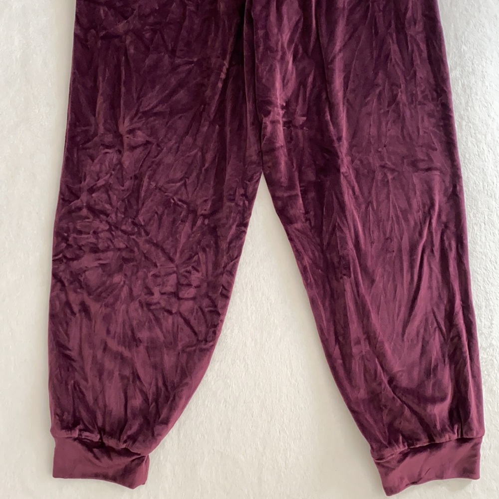 {VS} Victoria's Secret | Velour High Waist Joggers African Violet Purple (XL) - Picture 15 of 16